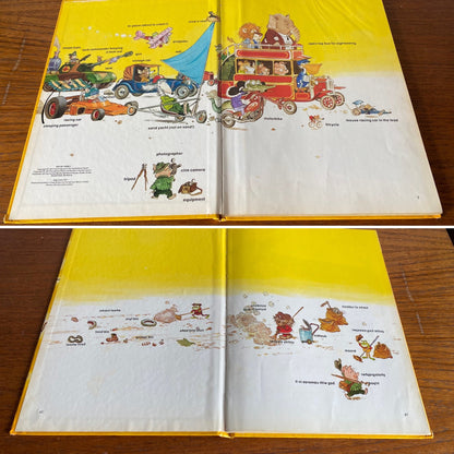 Things that Go Word Book. 70s hardback picture book.. Great gift idea