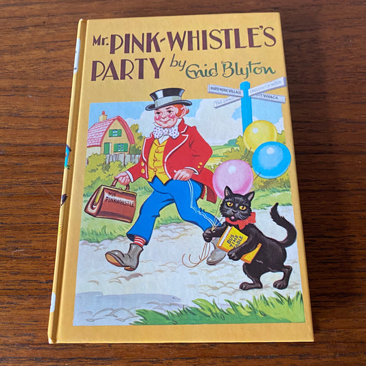 Mr Pink -Whistle’s Party by Enid  Blyton. 80s  vintage Dean & son hardback book.Great nostalgic/children’s gift idea