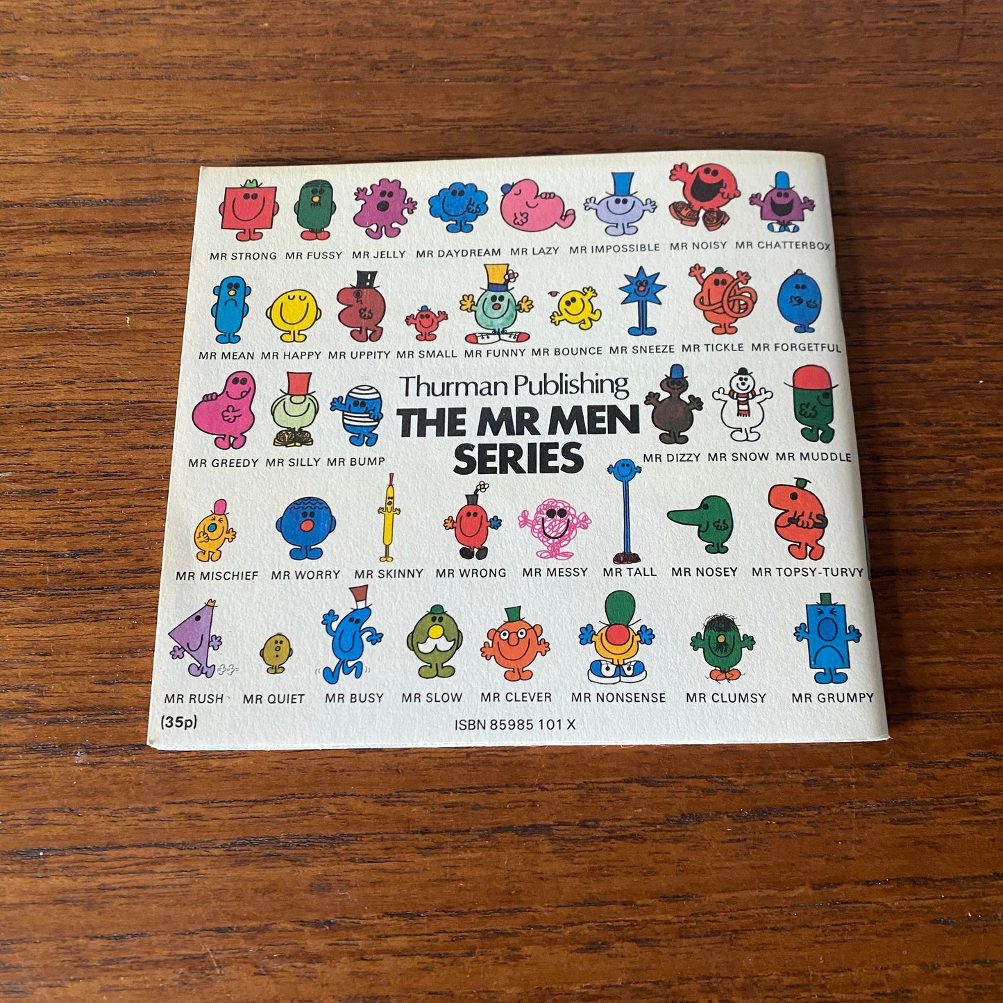 Mr. Nonsense by Roger Hargreaves. Original 1970s The Mr Men series.1978 edition. Great gift idea